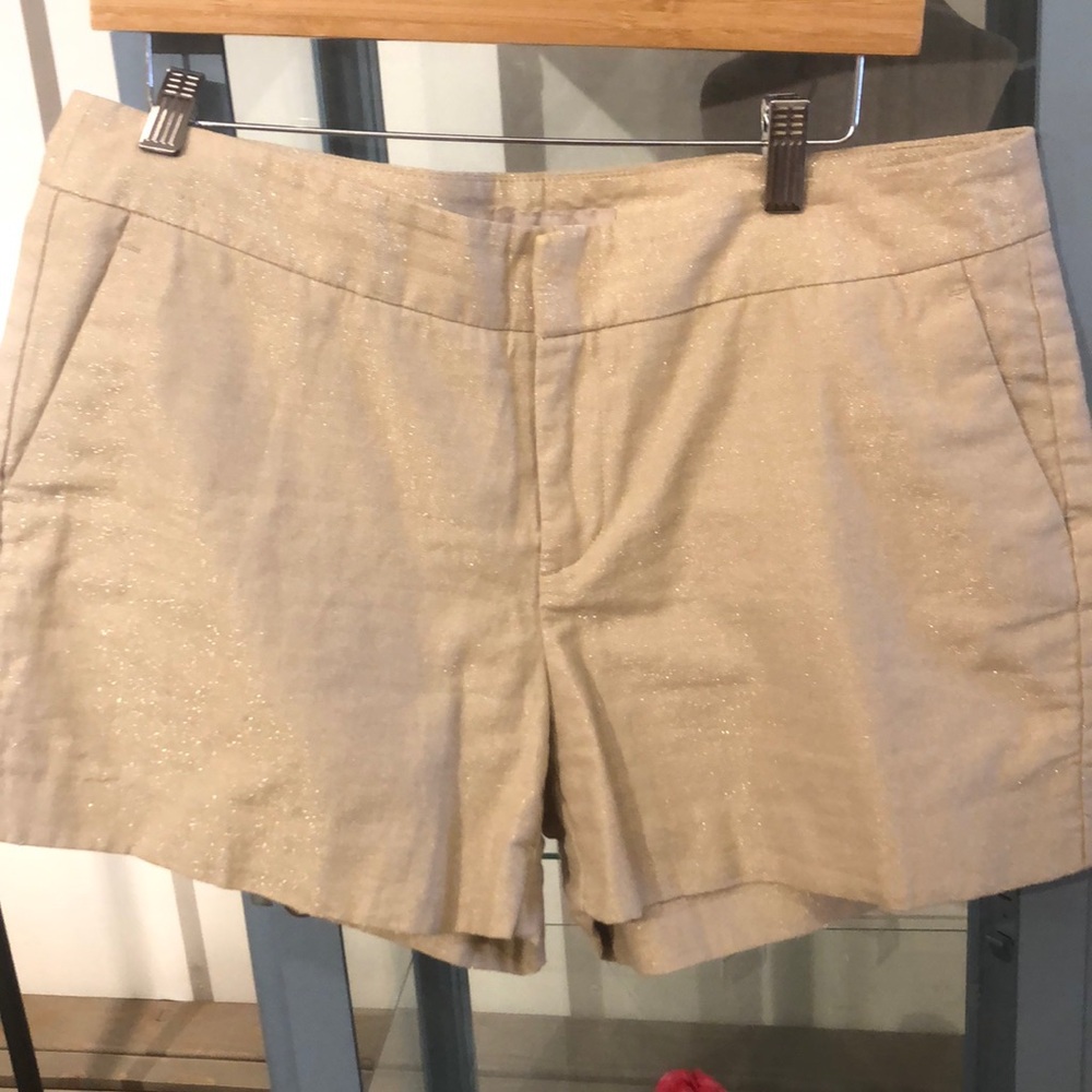 Gold metallic dress shorts   hot hot hot 🔥🔥They fit true to size